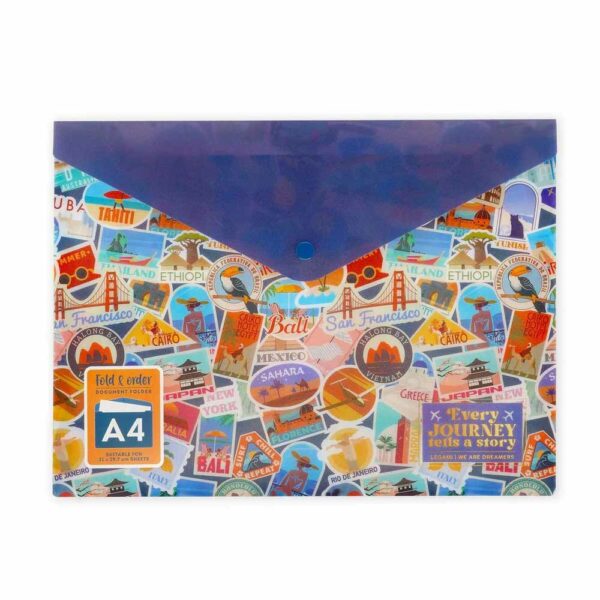 Fold & Order Travel Stickers