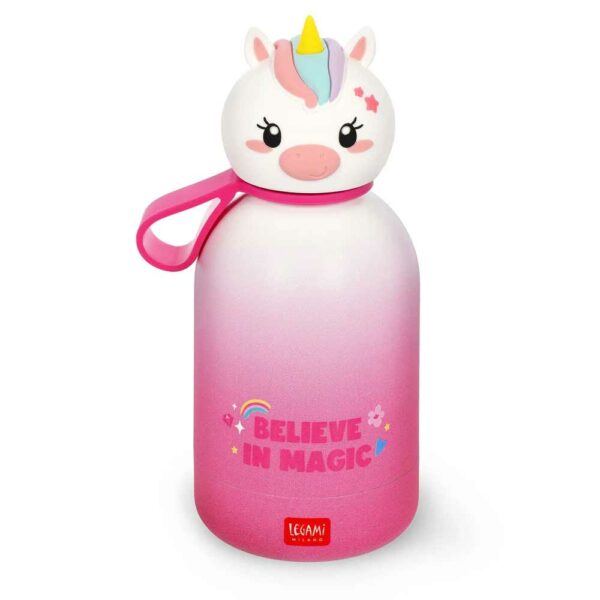 Unicorn insulated water bottle