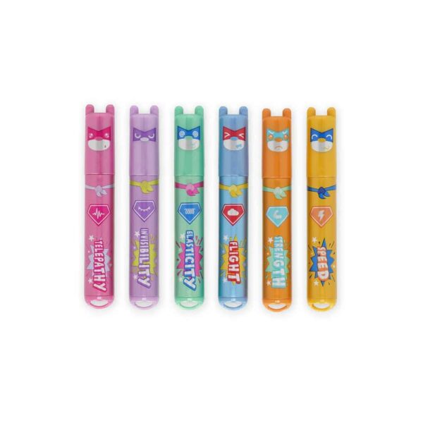 Set de 6 mini surligneurs Teddys Superpower