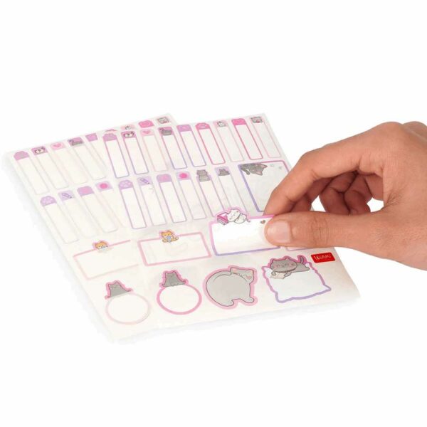 Set of 3 Stickers Sheet Kitty