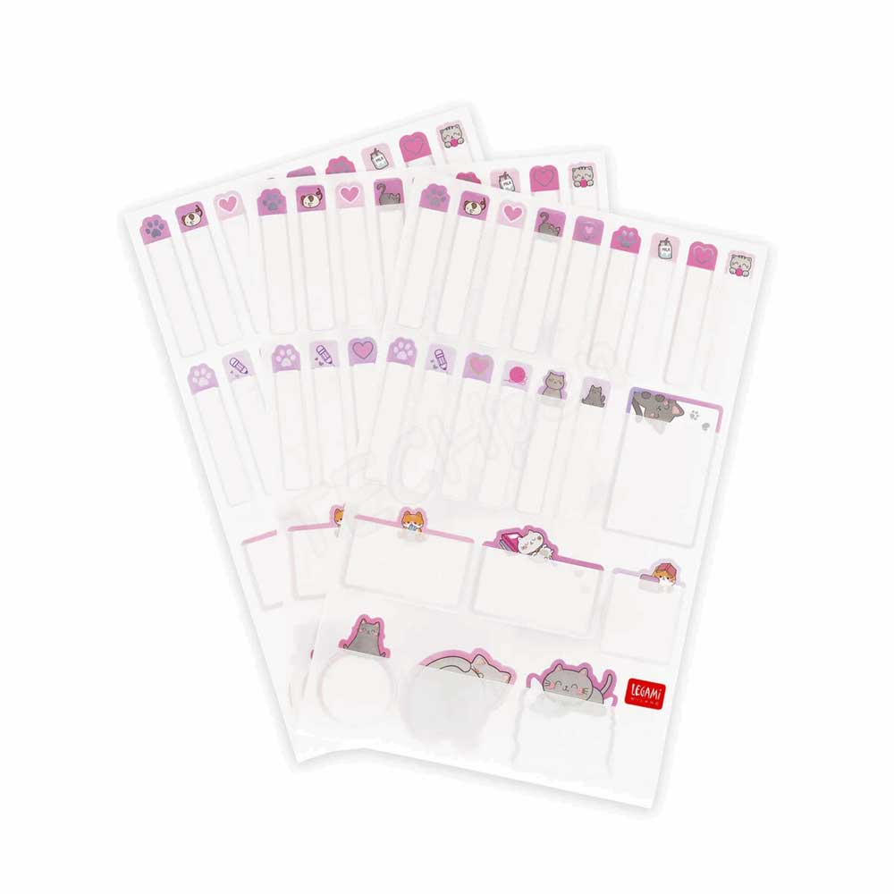 Set of 3 Stickers Sheet Kitty - Image 3