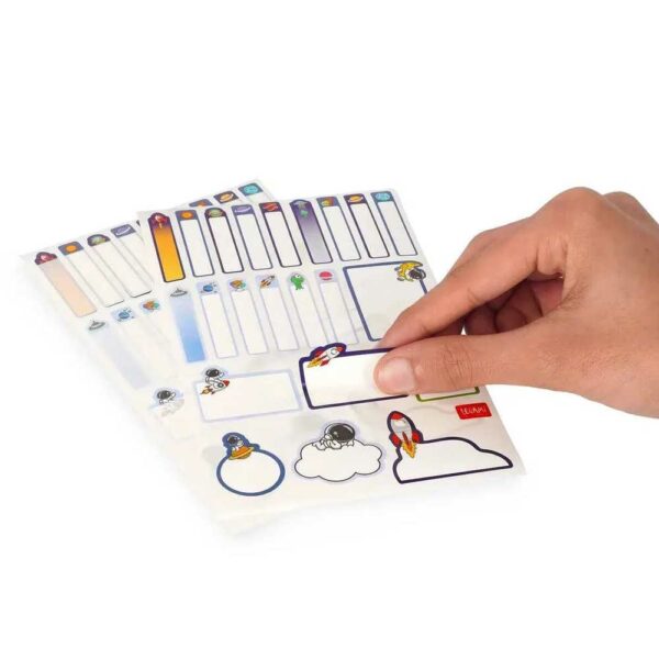 Set of 3 Stickers Sheet Space