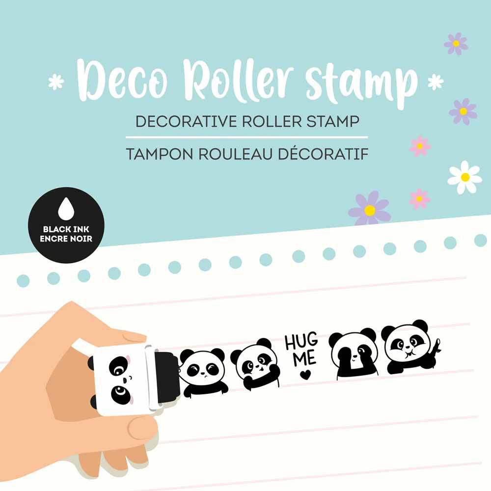 Tampon décoratif à rouleau Panda – Image 3