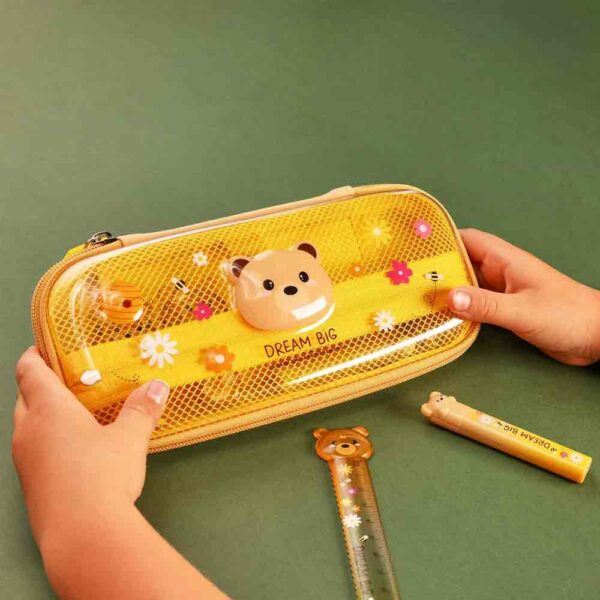 Wonder Wow Pencil Case Teddy Bear
