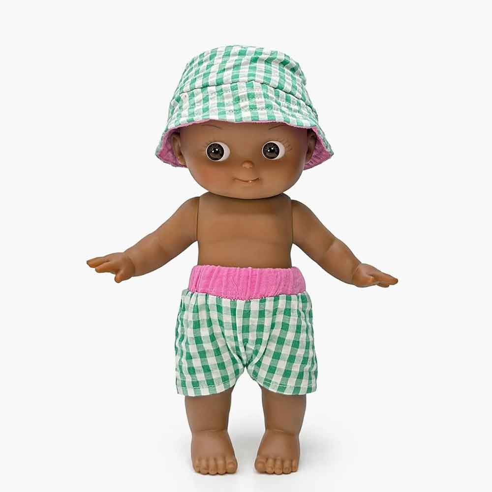 Mini Pancha Arsène Beach Pink/Green