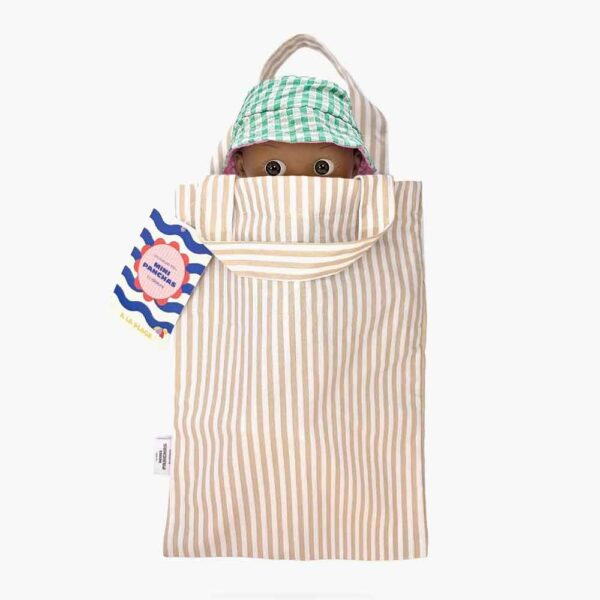 Mini Pancha Arsène Beach Pink/Green