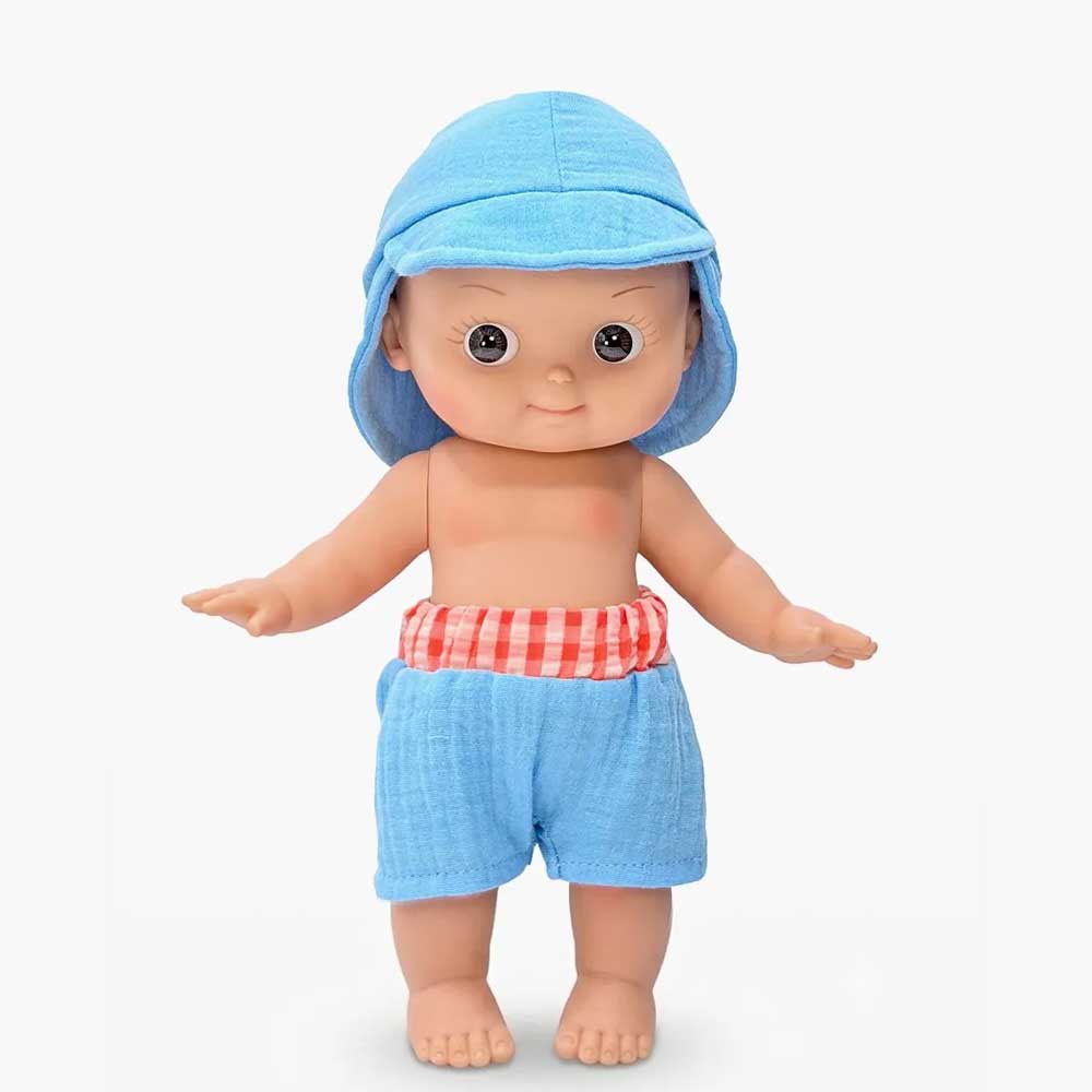 Mini Pancha Basile Beach Blue/Red