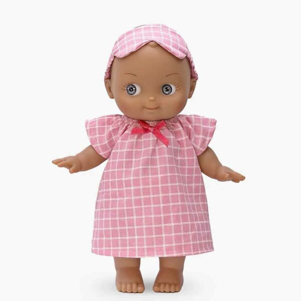 Mini Pancha Maïa Pink/White Nightgown