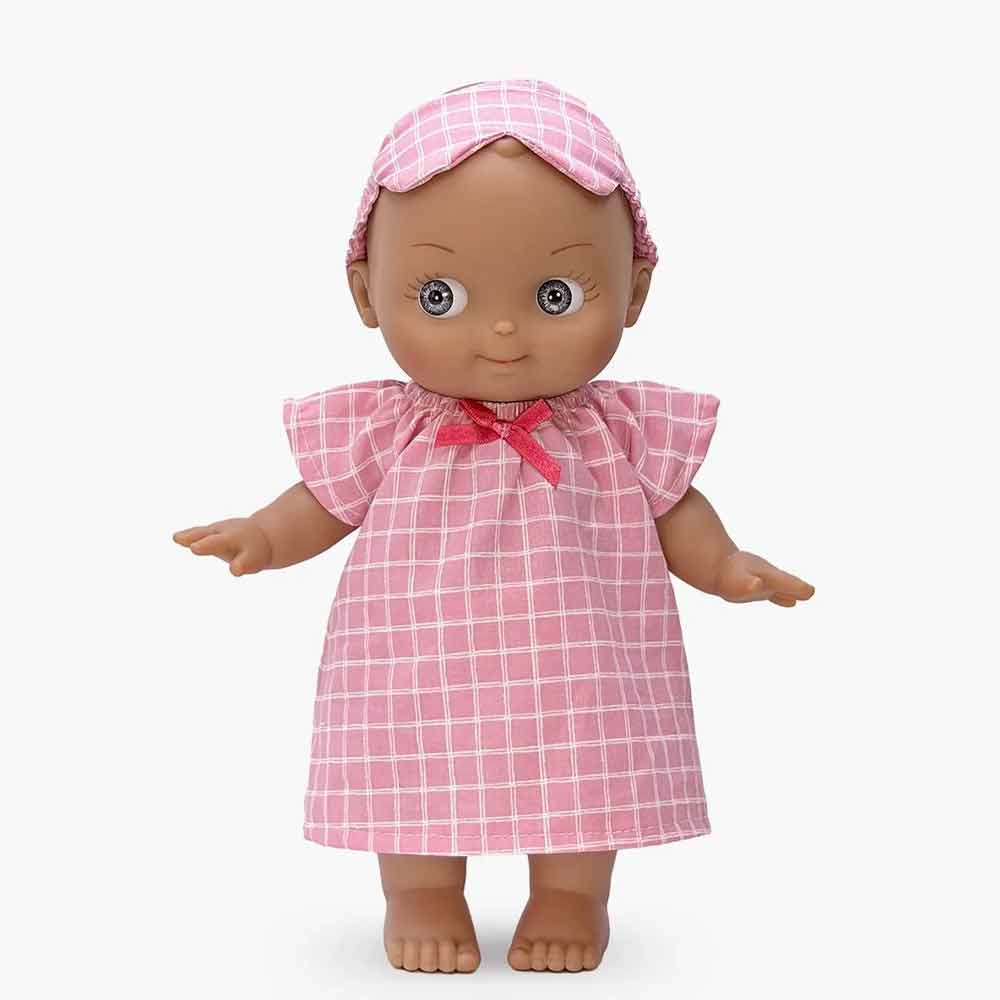 Mini Pancha Maïa Pink/White Nightgown
