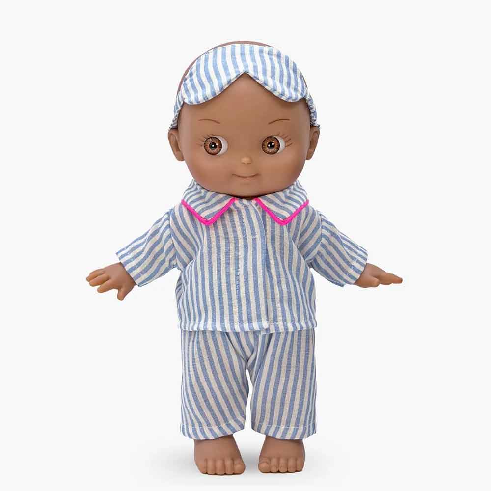 Mini Pancha Noah Pyjama bleu/blanc