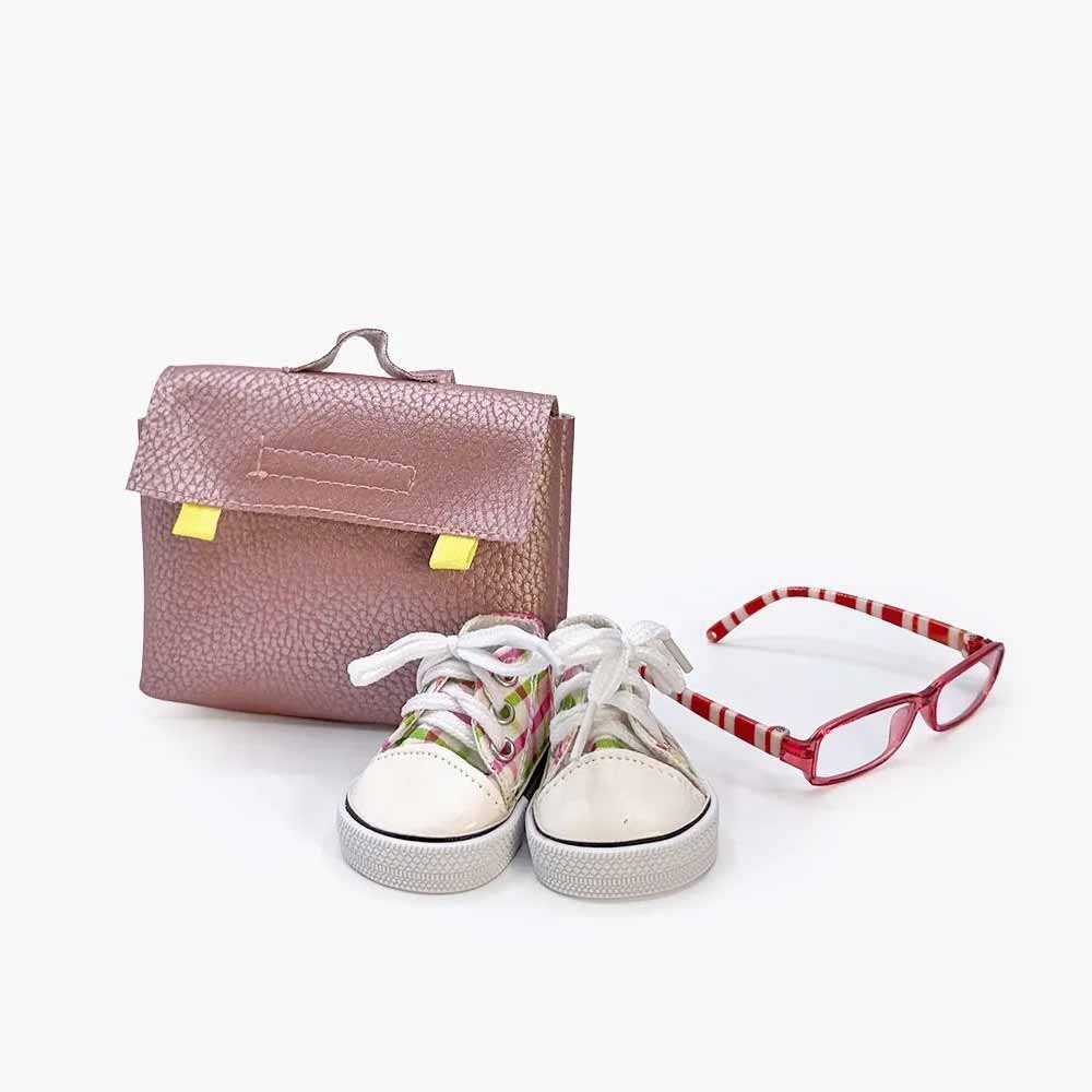 Accessoires école cartable rose
