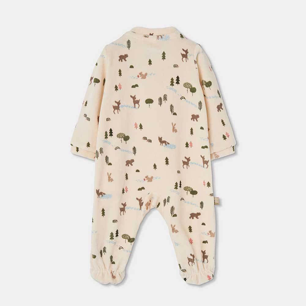 Forest print velvet onesie - Image 4