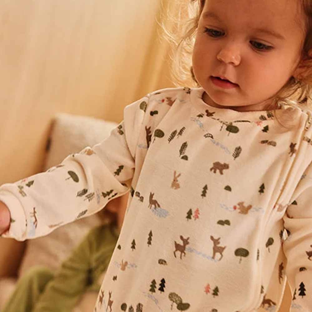 Forest print velvet onesie - Image 2