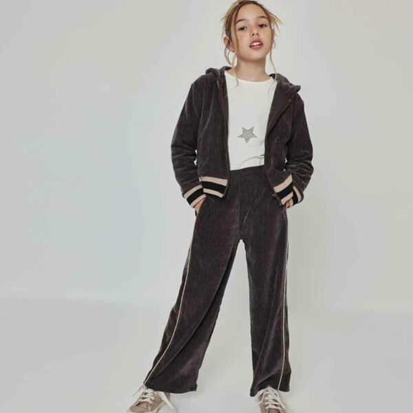 Mocha velvet trousers