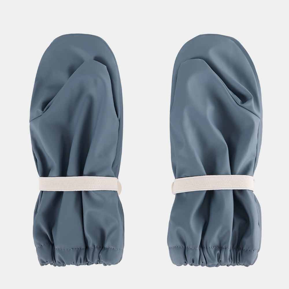 Blue-grey waterproof mittens - Image 2