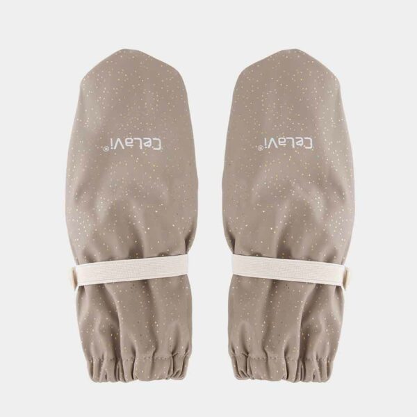 Waterproof glitter mittens