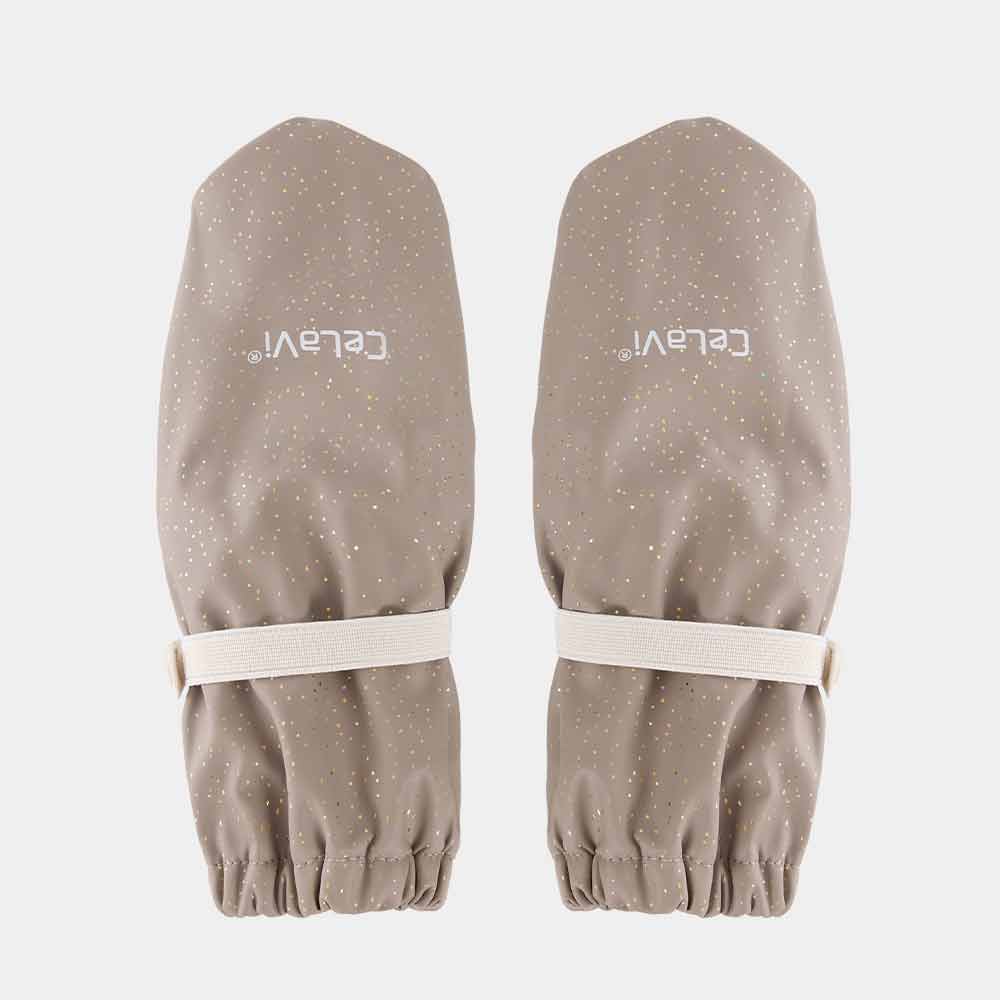 Waterproof glitter mittens