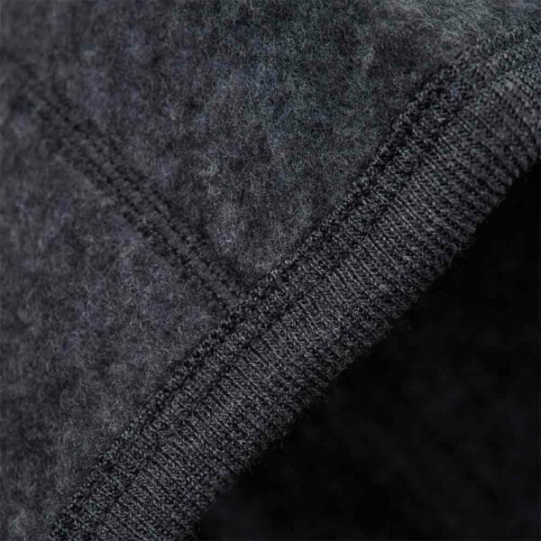 Charcoal baby merino balaclava