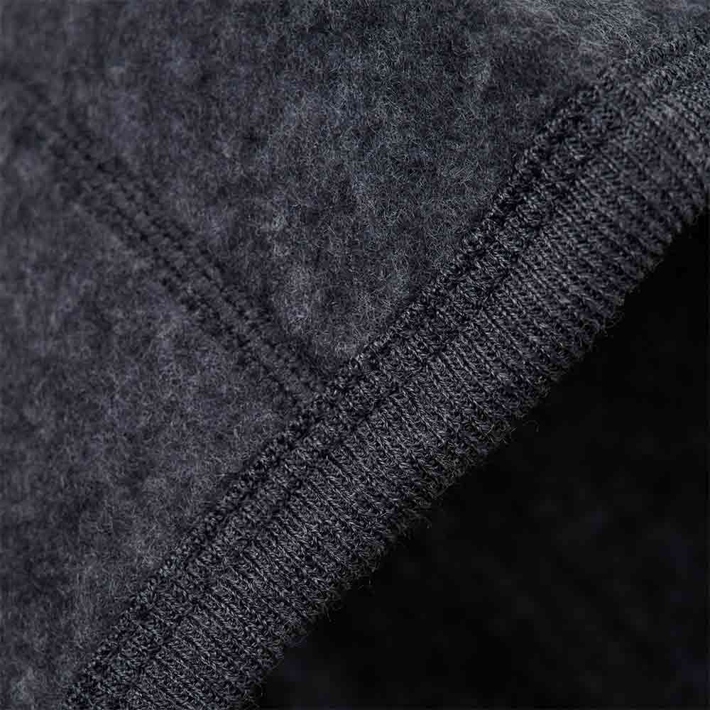 Cagoule merinos bébé anthracite – Image 2