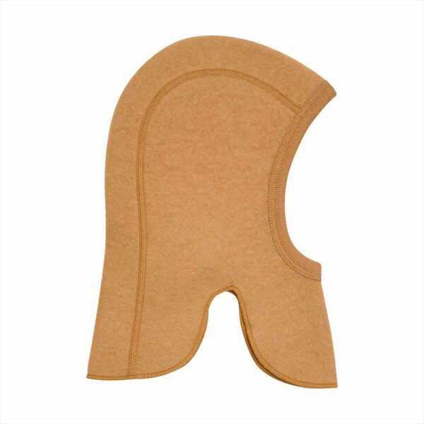 Merino balaclava baby mustard