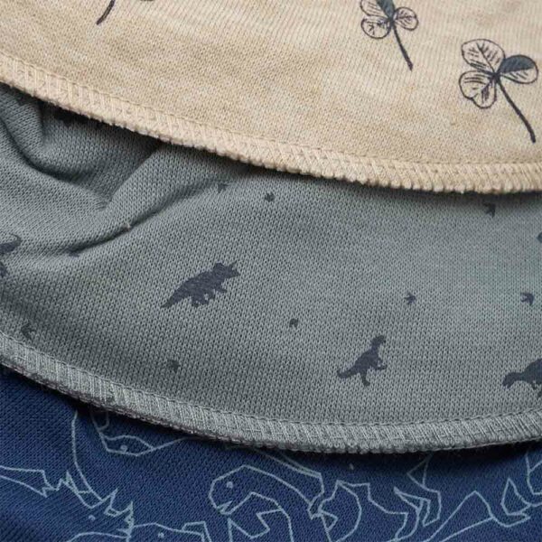 Pack de 3 bavettes Dinosaures