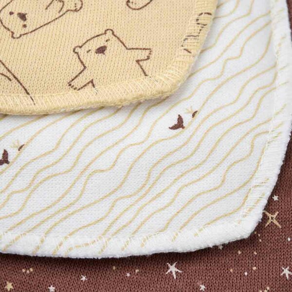 Pack of 3 Polar Bear Bibs