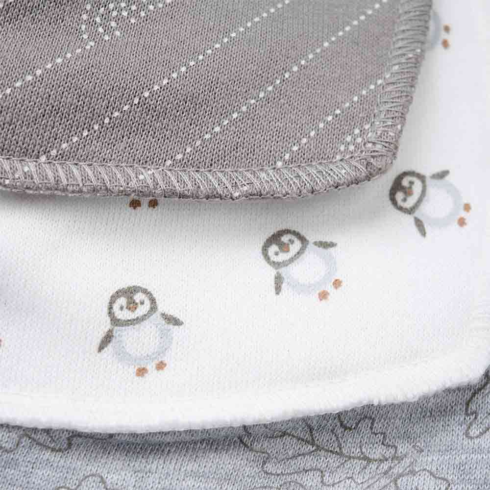 Pack de 3 bavettes Pingouin – Image 2