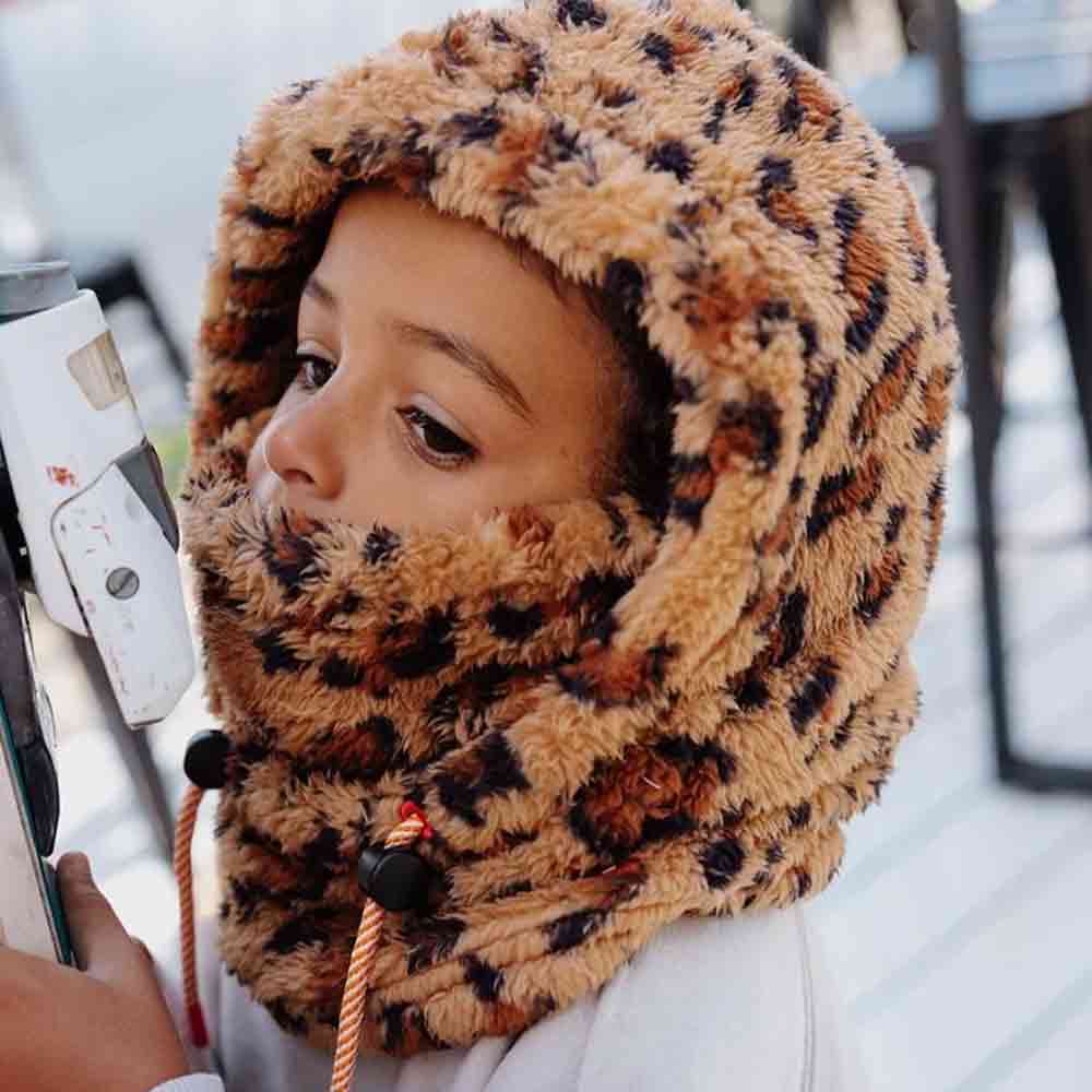 Hello Hossy Warmy Leopard Balaclava - Image 3