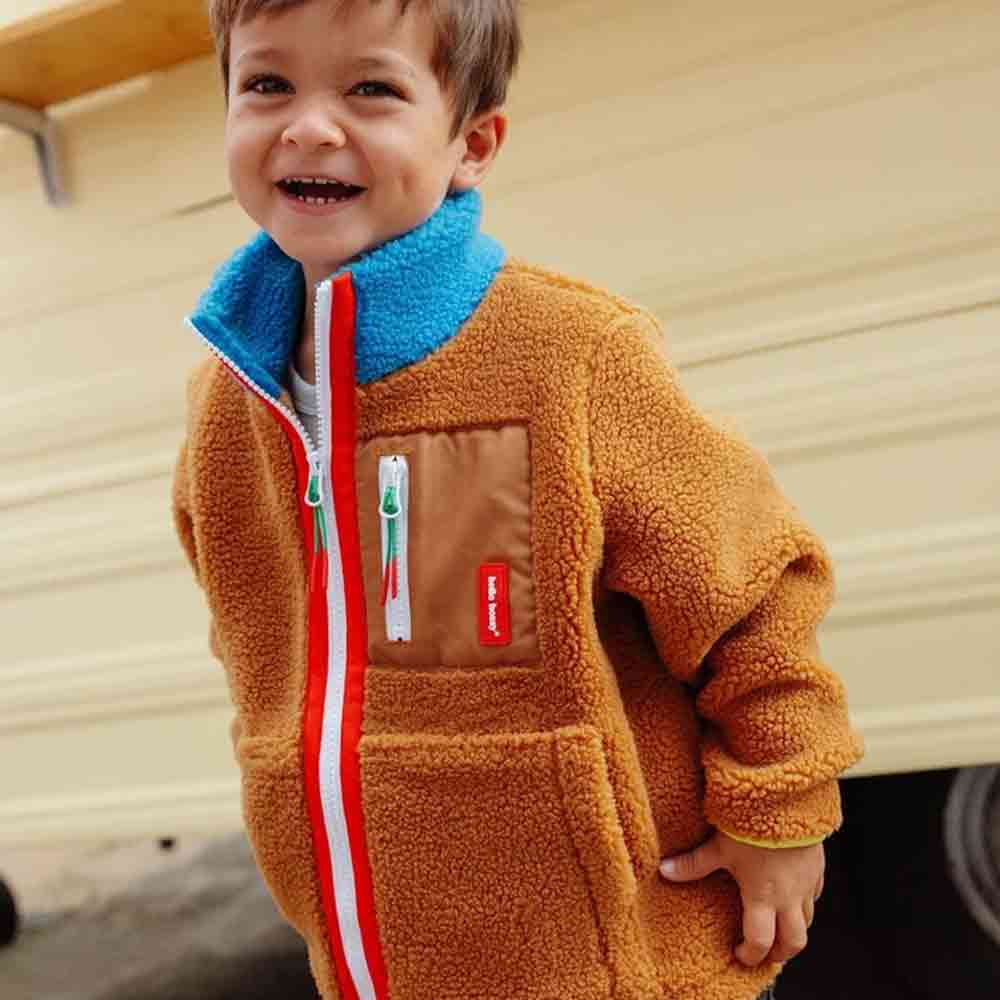 Hello Hossy Blue Camel Fleece Jacket - Image 2