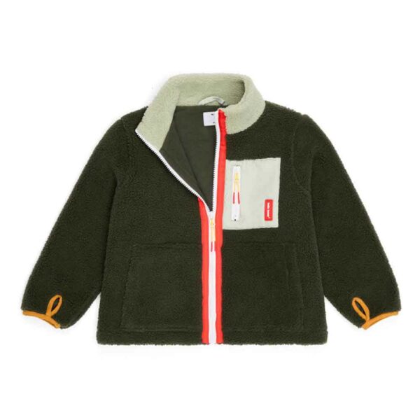 Hello Hossy Fluffy Forest Fleece Jacket