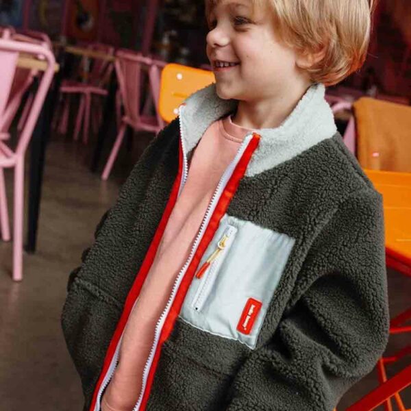 Hello Hossy Fluffy Forest Fleece Jacket