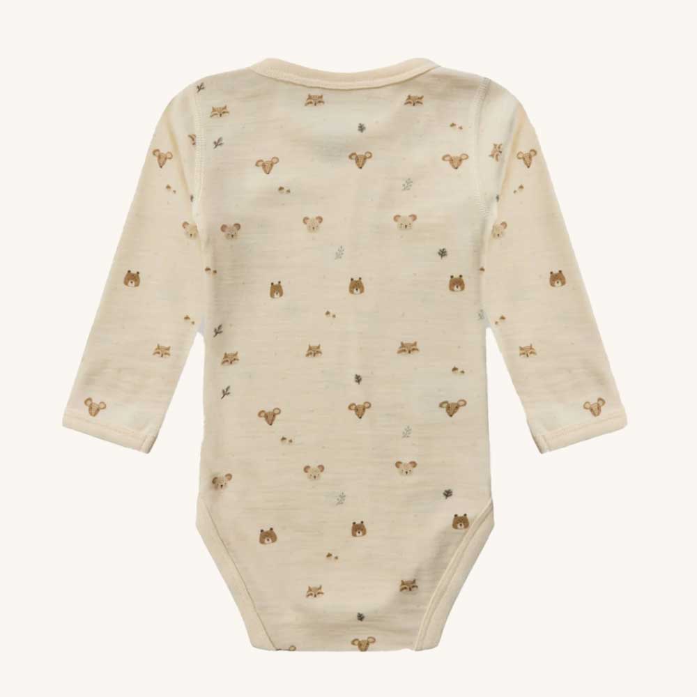 Baby bodysuit Baloo Forest merino 50% - Image 3