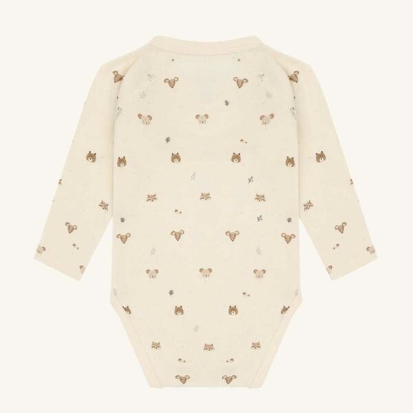 Baby bodysuit Baloo Wrap Forest merino 50%
