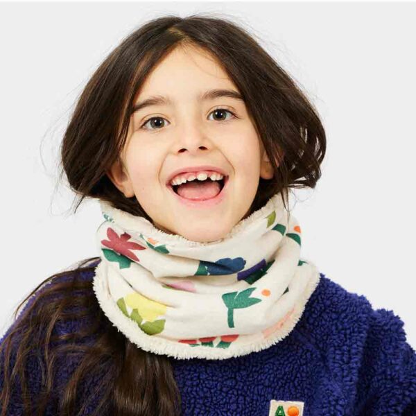 Fleece Snood Flowers
