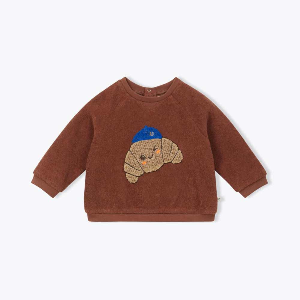 Croissant Baby Sweatshirt
