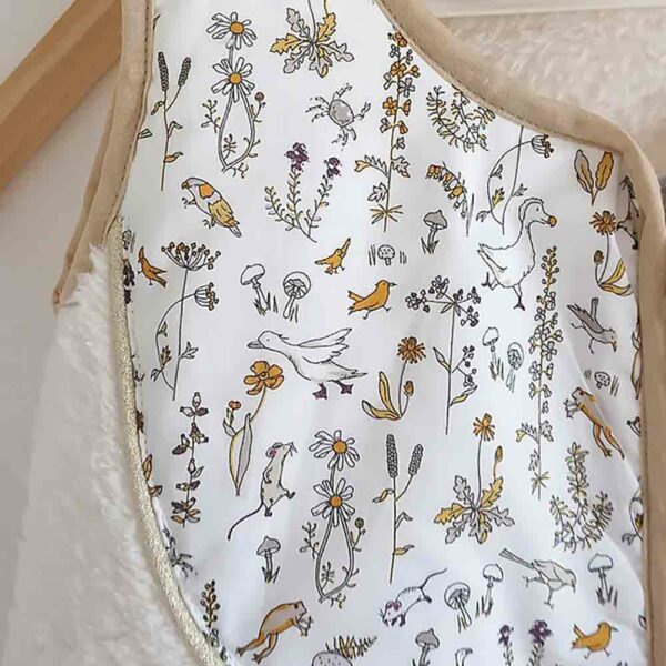 Camille Liberty sleeping bag/fleece