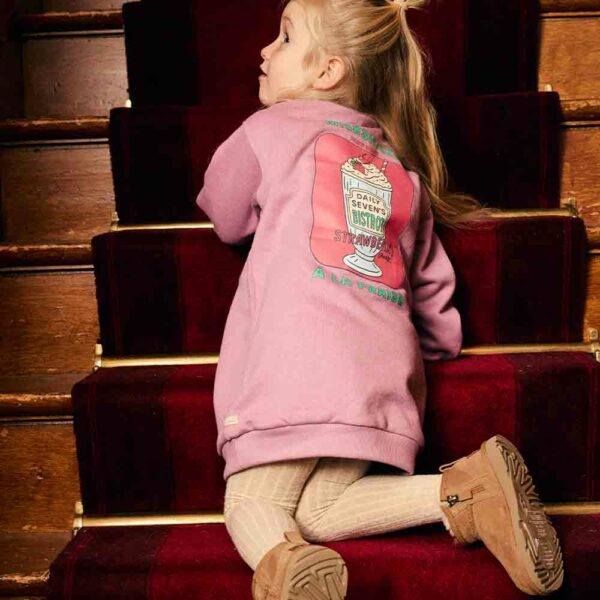 Paris fashion sweatshirt dress