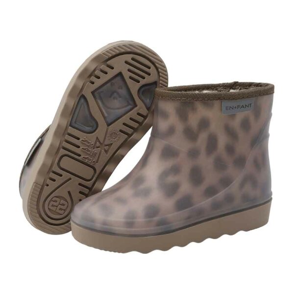 Leopard Lined Rain Boots