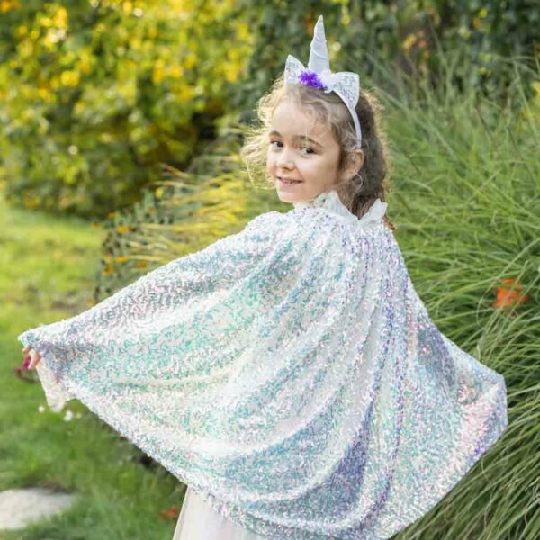 Cape + headband Unicorn Sparkle