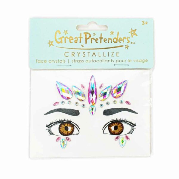 Face Crystals Sheet pink unicorn