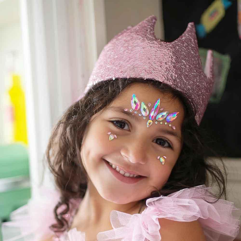 Face Crystals Sheet pink unicorn - Image 3