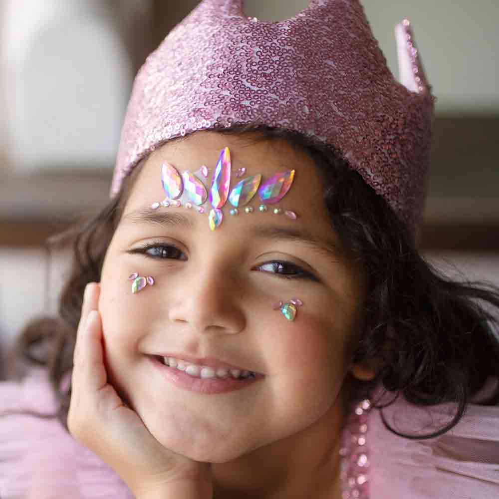 Face Crystals Sheet pink unicorn - Image 2