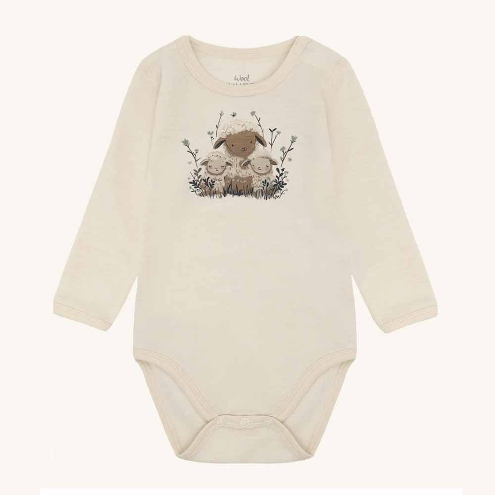 Ecru Bing Sheep Bodysuit