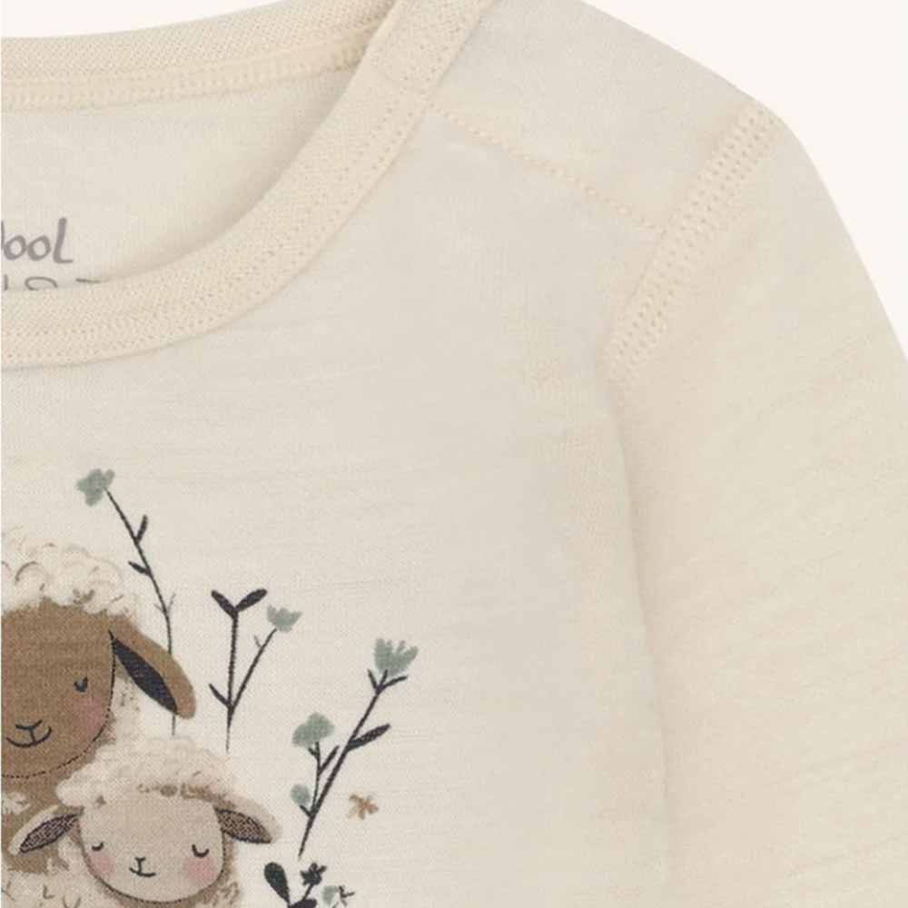 Ecru Bing Sheep Bodysuit - Image 3