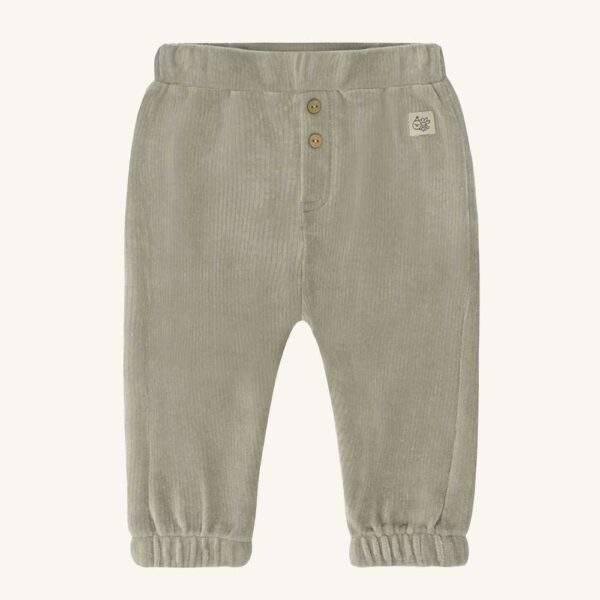 Gus baby pants in linden velvet