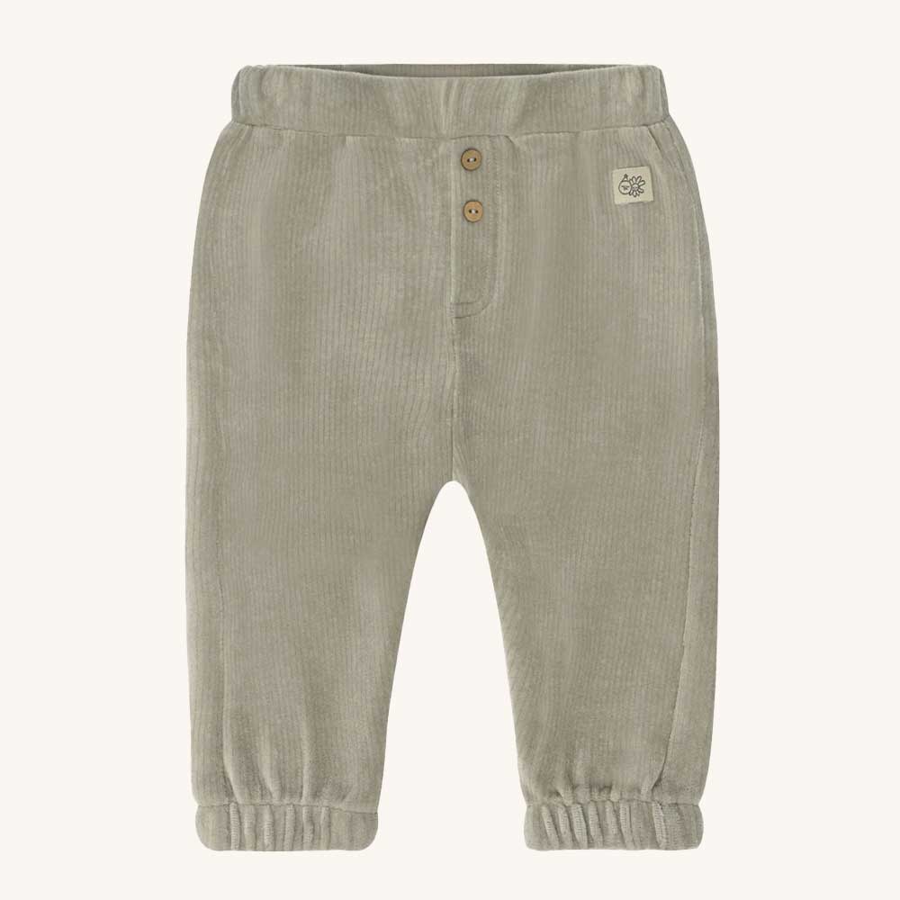 Gus baby pants in linden velvet