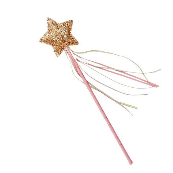 Pink Glitter Star Wand