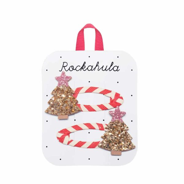 Stripy Christmas Tree clips