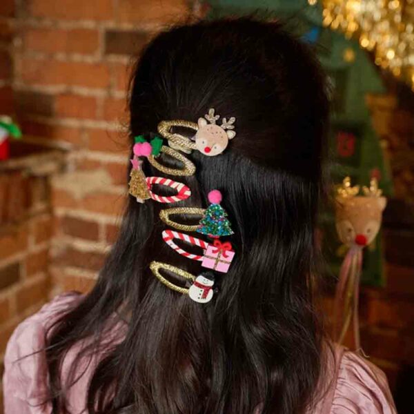 Stripy Christmas Tree clips