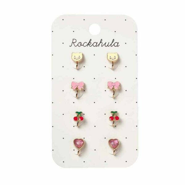 Cute Kittens clip-on earrings